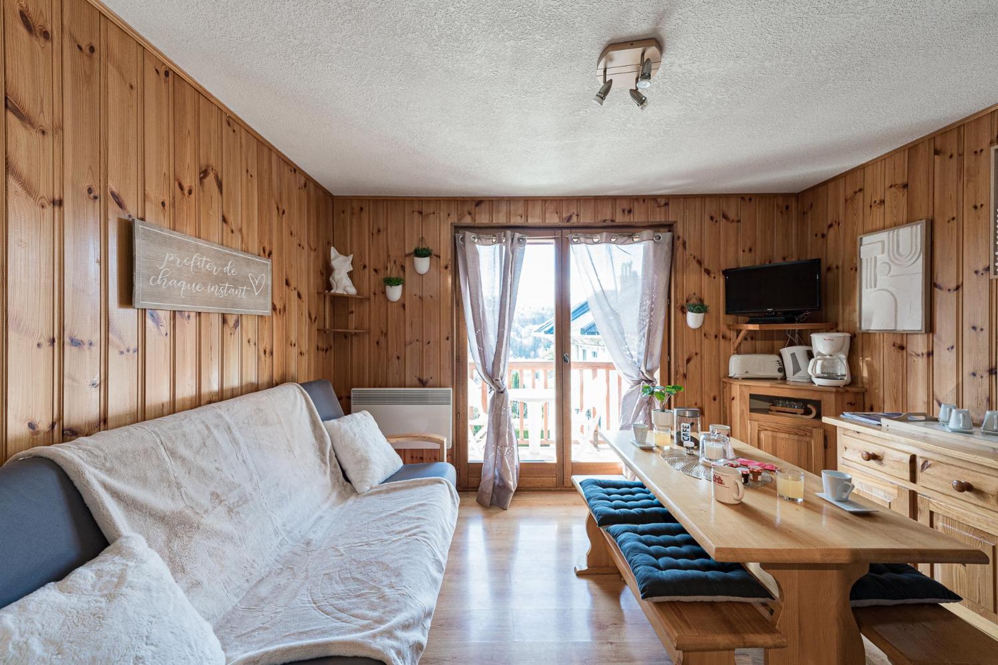 Ski Ou Thermes? Un Appt Cabine Avec Vue Magnifique Сен-Жерве-ле-Бен Екстер'єр фото